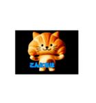 動くクロワッにゃん 3D（個別スタンプ：15）