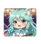 ねむいときもおおいみなみちゃんスタンプ（個別スタンプ：4）