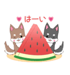ちびハスキー16【夏】（個別スタンプ：5）