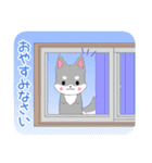 飛び出す！ちびハスキー16【夏】（個別スタンプ：2）