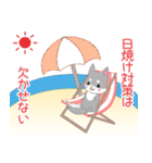 飛び出す！ちびハスキー16【夏】（個別スタンプ：23）