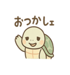 のろカメのゆるふわ毎日スタンプ（個別スタンプ：1）