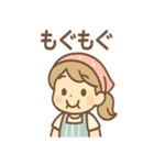 くれあの毎日つかえるクレープスタンプ（個別スタンプ：35）