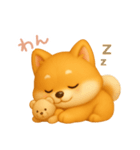 わんで伝える柴犬 JP（個別スタンプ：4）