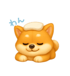 わんで伝える柴犬 JP（個別スタンプ：6）