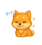 わんで伝える柴犬 JP（個別スタンプ：15）