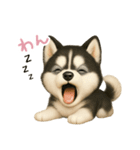 わんで伝えるハスキー JP（個別スタンプ：8）