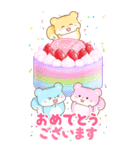 リスたちとBIGなカラフルスイーツ（個別スタンプ：28）