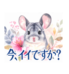 大人可愛いチンチラの敬語スタンプ（個別スタンプ：29）
