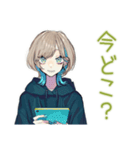 気ままなソロ旅★クールな女子（個別スタンプ：23）