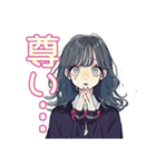 おしゃれJKの自撮りスタンプ（個別スタンプ：39）