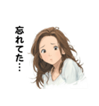 OLの表情スタンプ（個別スタンプ：5）