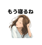 OLの表情スタンプ（個別スタンプ：28）
