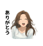 OLの表情スタンプ（個別スタンプ：29）