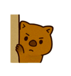 かわいいウォンバット8（個別スタンプ：17）