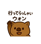 かわいいウォンバット8（個別スタンプ：20）