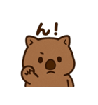 かわいいウォンバット8（個別スタンプ：24）
