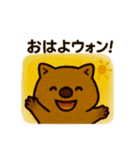 かわいいウォンバット8（個別スタンプ：31）