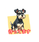 ペットのミニチュアシュナウザー（個別スタンプ：13）