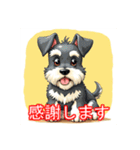 ペットのミニチュアシュナウザー（個別スタンプ：15）