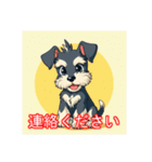 ペットのミニチュアシュナウザー（個別スタンプ：17）