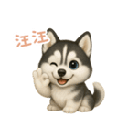 わんで伝えるハスキー TW（個別スタンプ：10）
