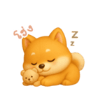 わんで伝える柴犬 TH（個別スタンプ：4）