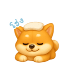わんで伝える柴犬 TH（個別スタンプ：6）