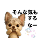 AIチワワのらんちゃんシンプルスタンプ③（個別スタンプ：11）