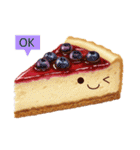 挨拶をするスイーツ（個別スタンプ：3）