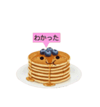 挨拶をするスイーツ（個別スタンプ：16）