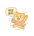 推し活ネコの気持ちスタンプ（個別スタンプ：17）