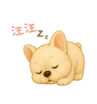 わんで伝えるフレンチブルドッグ TW（個別スタンプ：4）