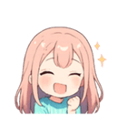 ほわほわピンクちゃんの毎日スタンプ（個別スタンプ：2）