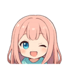 ほわほわピンクちゃんの毎日スタンプ（個別スタンプ：7）