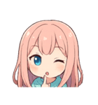 ほわほわピンクちゃんの毎日スタンプ（個別スタンプ：10）