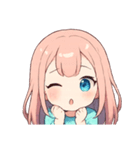 ほわほわピンクちゃんの毎日スタンプ（個別スタンプ：15）