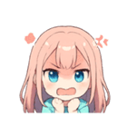 ほわほわピンクちゃんの毎日スタンプ（個別スタンプ：19）