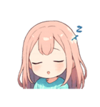 ほわほわピンクちゃんの毎日スタンプ（個別スタンプ：20）