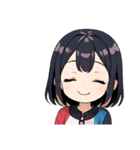 クールな女子スタンプ（個別スタンプ：2）
