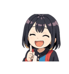 クールな女子スタンプ（個別スタンプ：8）