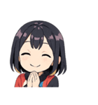 クールな女子スタンプ（個別スタンプ：10）