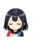 クールな女子スタンプ（個別スタンプ：14）