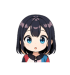 クールな女子スタンプ（個別スタンプ：31）