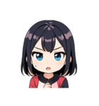 クールな女子スタンプ（個別スタンプ：35）