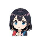 クールな女子スタンプ（個別スタンプ：36）