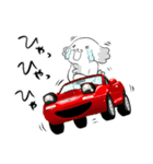 オープンカーの喜怒哀楽（個別スタンプ：4）