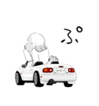 オープンカーの喜怒哀楽（個別スタンプ：5）