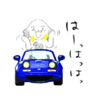 オープンカーの喜怒哀楽（個別スタンプ：9）