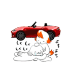 オープンカーの喜怒哀楽（個別スタンプ：17）